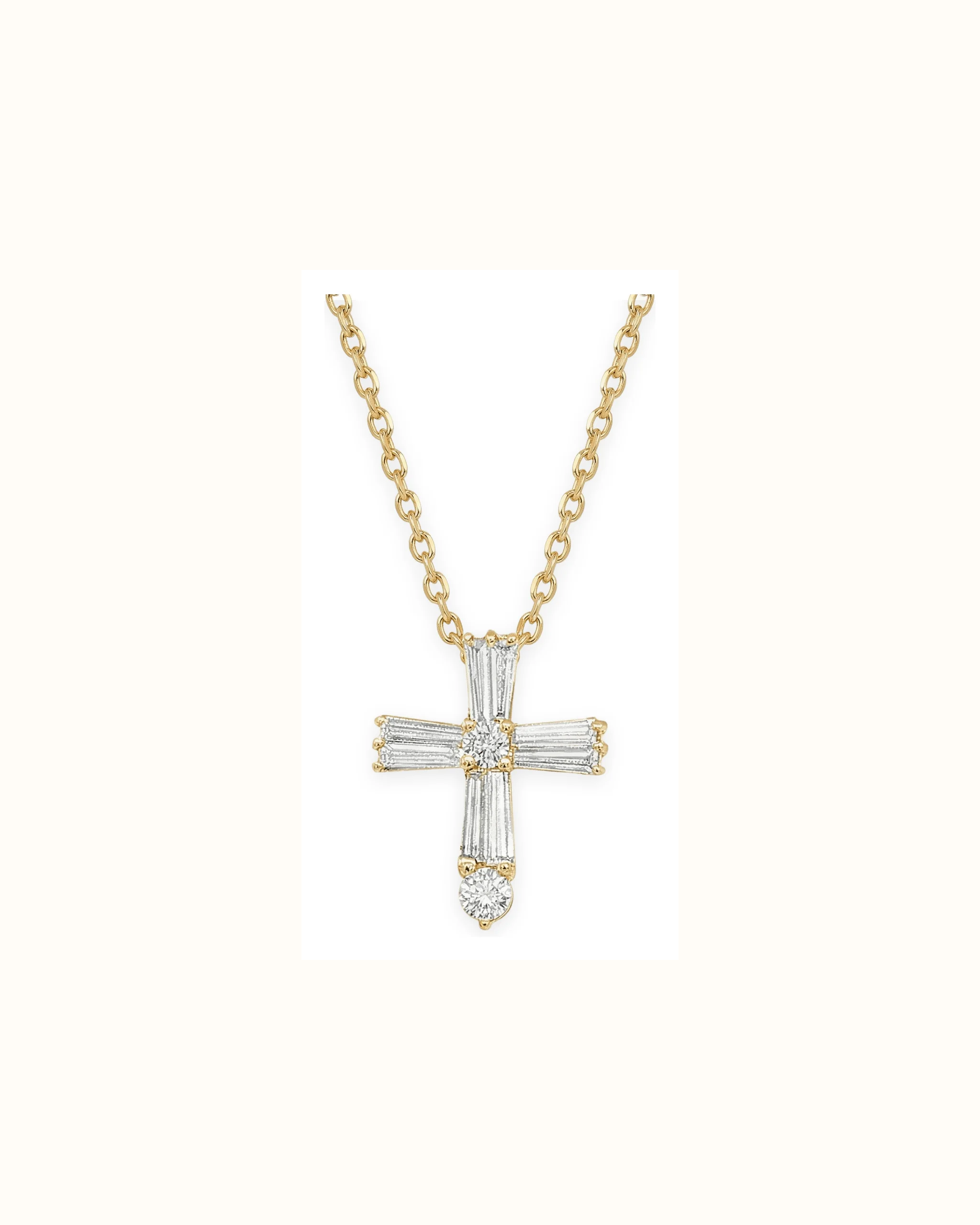 Lab-Grown Diamond Emerald Cut Bezel Pendant