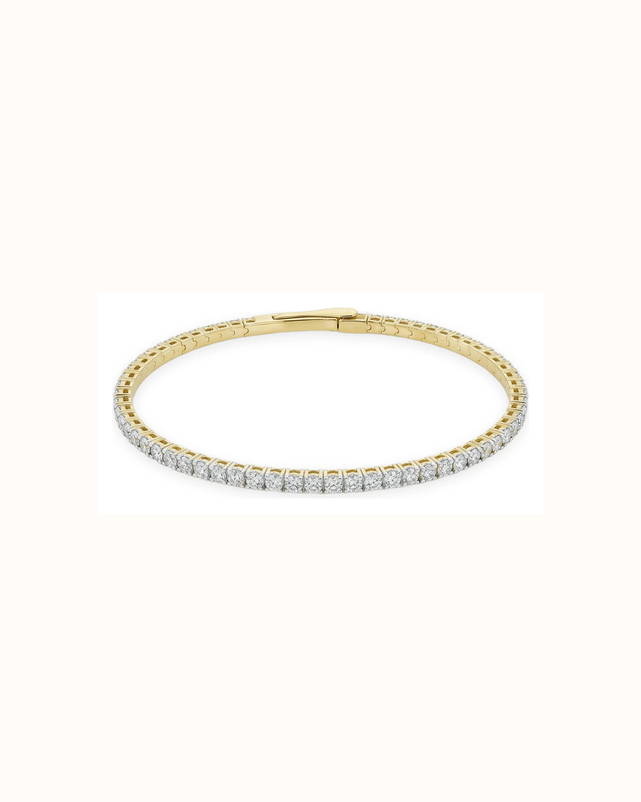 14K Gold Flexible Bangle Bracelet