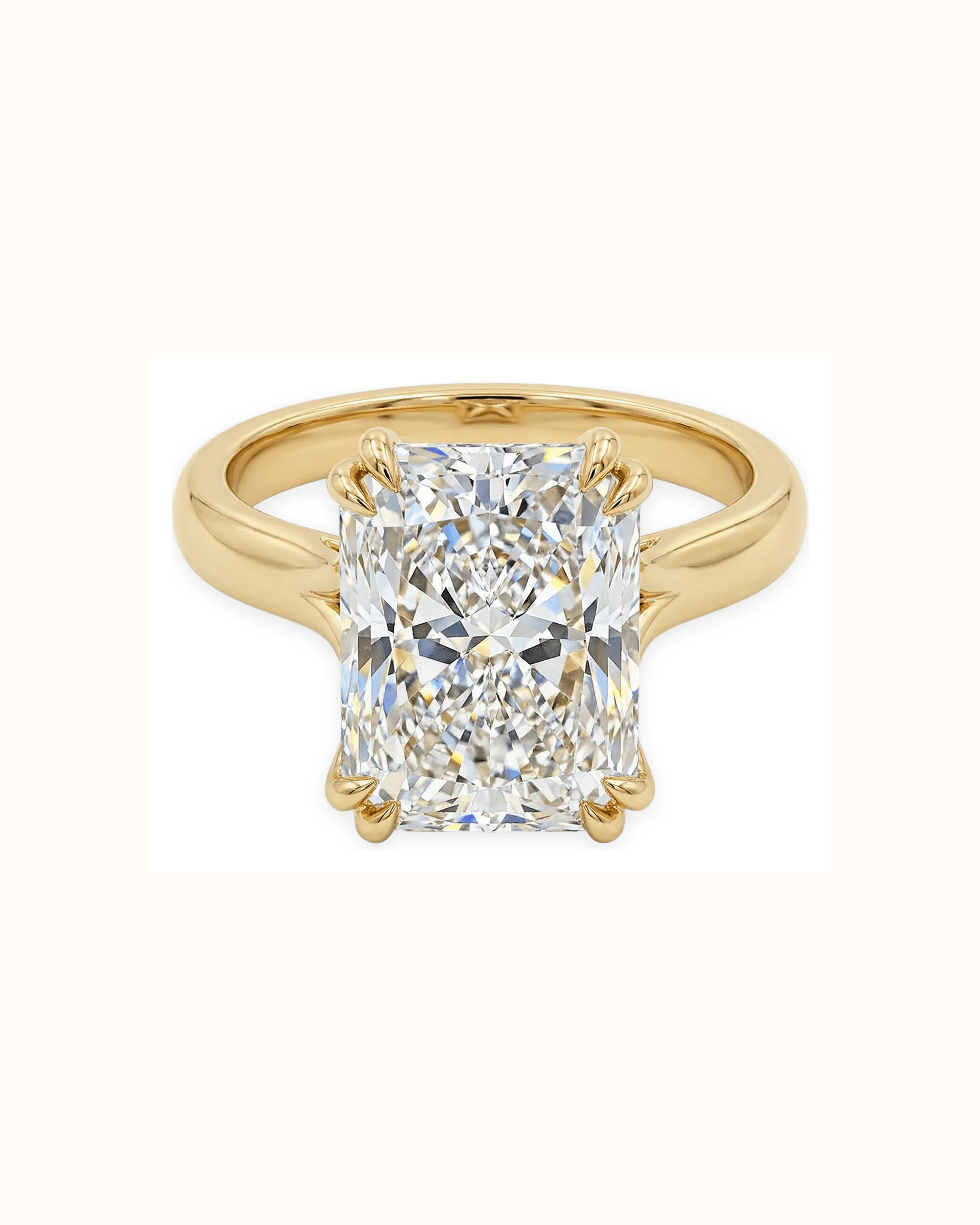 Marquise Lab-Grown Diamond Hidden Halo Ring