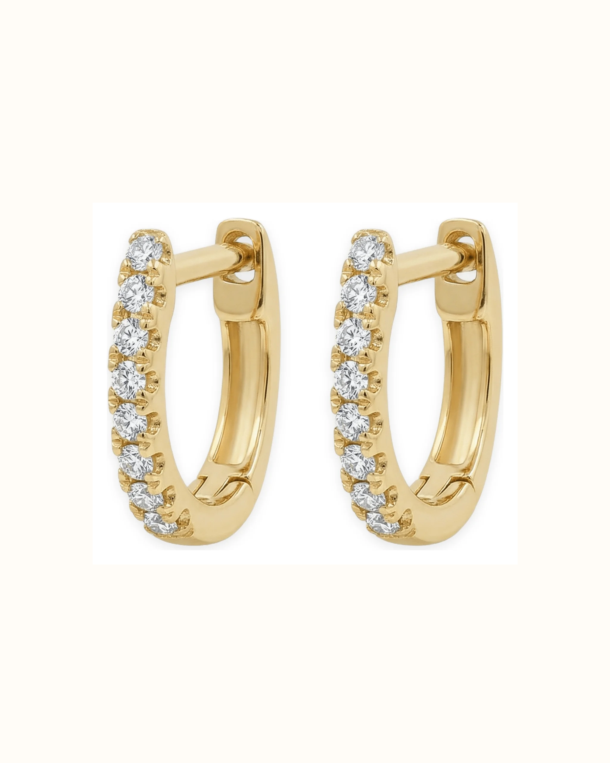 Modern 18K Gold Earrings