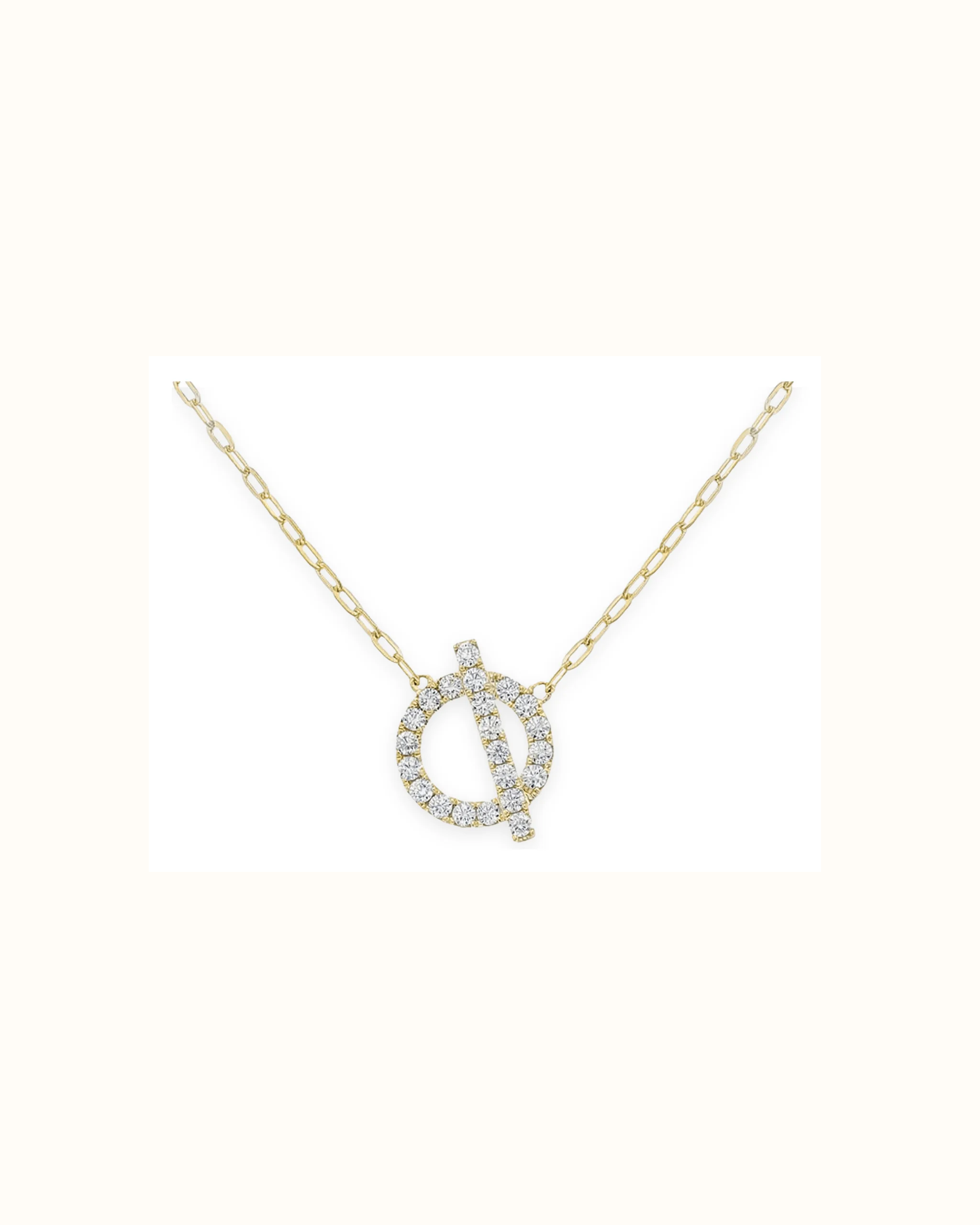 Lab-Grown Diamond Dutch Marquise Bezel Necklace